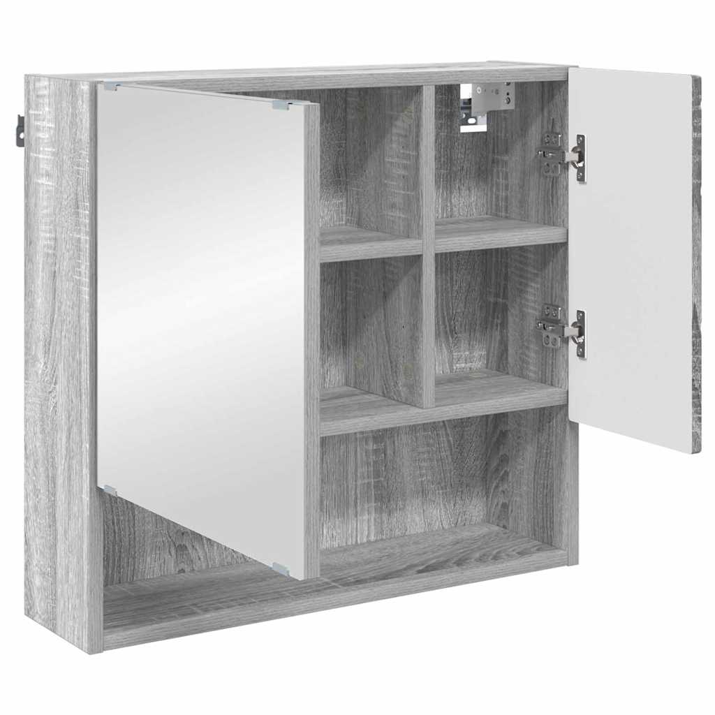 Peilikaappi Ovella Harmaa Sonoma 59 X 17 X 55 Cm Tekninen Puu
