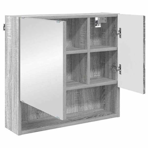 Peilikaappi Ovella Harmaa Sonoma 59 X 17 X 55 Cm Tekninen Puu
