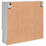 Peilikaappi Ovella Harmaa Sonoma 59 X 17 X 55 Cm Tekninen Puu