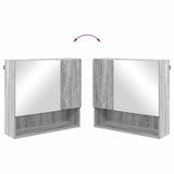 Peilikaappi Ovella Harmaa Sonoma 59 X 17 X 55 Cm Tekninen Puu