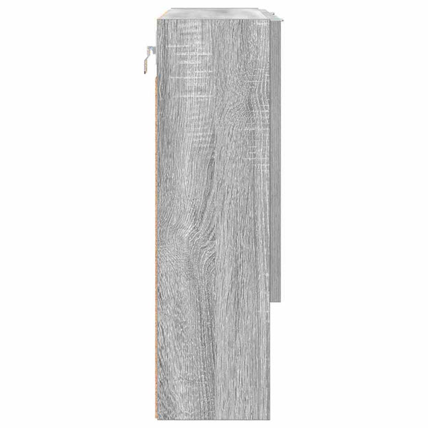 Peilikaappi Ovella Harmaa Sonoma 59 X 17 X 55 Cm Tekninen Puu