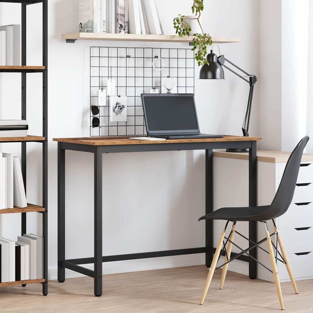 Pöytä Artisan Tammi Kehitetty Puu Ja Teräs
