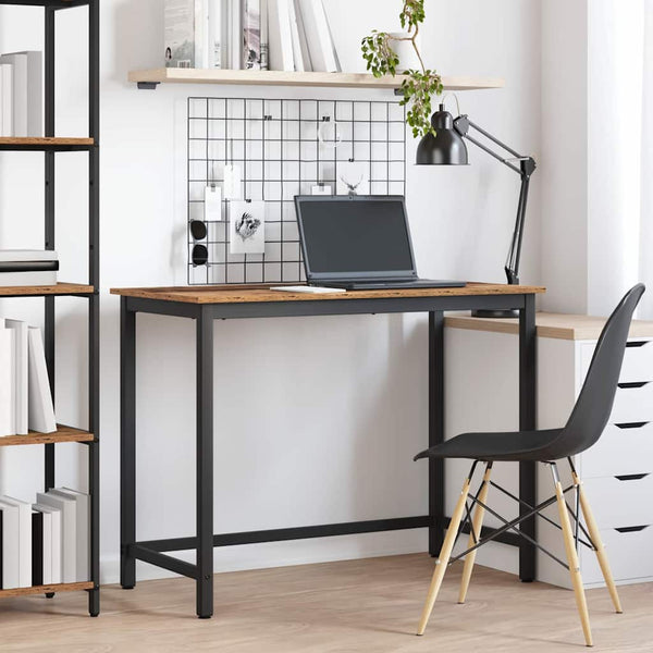 Pöytä Artisan Tammi Kehitetty Puu Ja Teräs