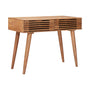Käsintehty Työpöytä Teak Ruskea 100 X 48 X 76 Cm