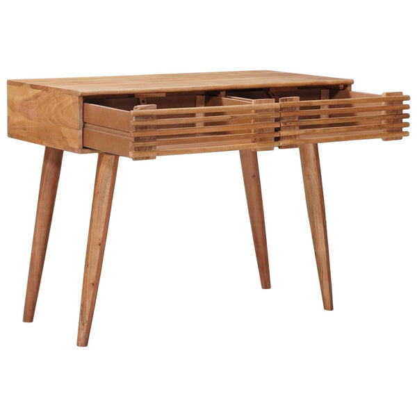 Käsintehty Työpöytä Teak Ruskea 100 X 48 X 76 Cm