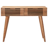 Käsintehty Työpöytä Teak Ruskea 100 X 48 X 76 Cm
