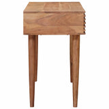 Käsintehty Työpöytä Teak Ruskea 100 X 48 X 76 Cm