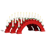 Joulukynttelikkö 10 Led-Kynttilällä 3 Kpl Lediä 47 X 5 X 29 Cm