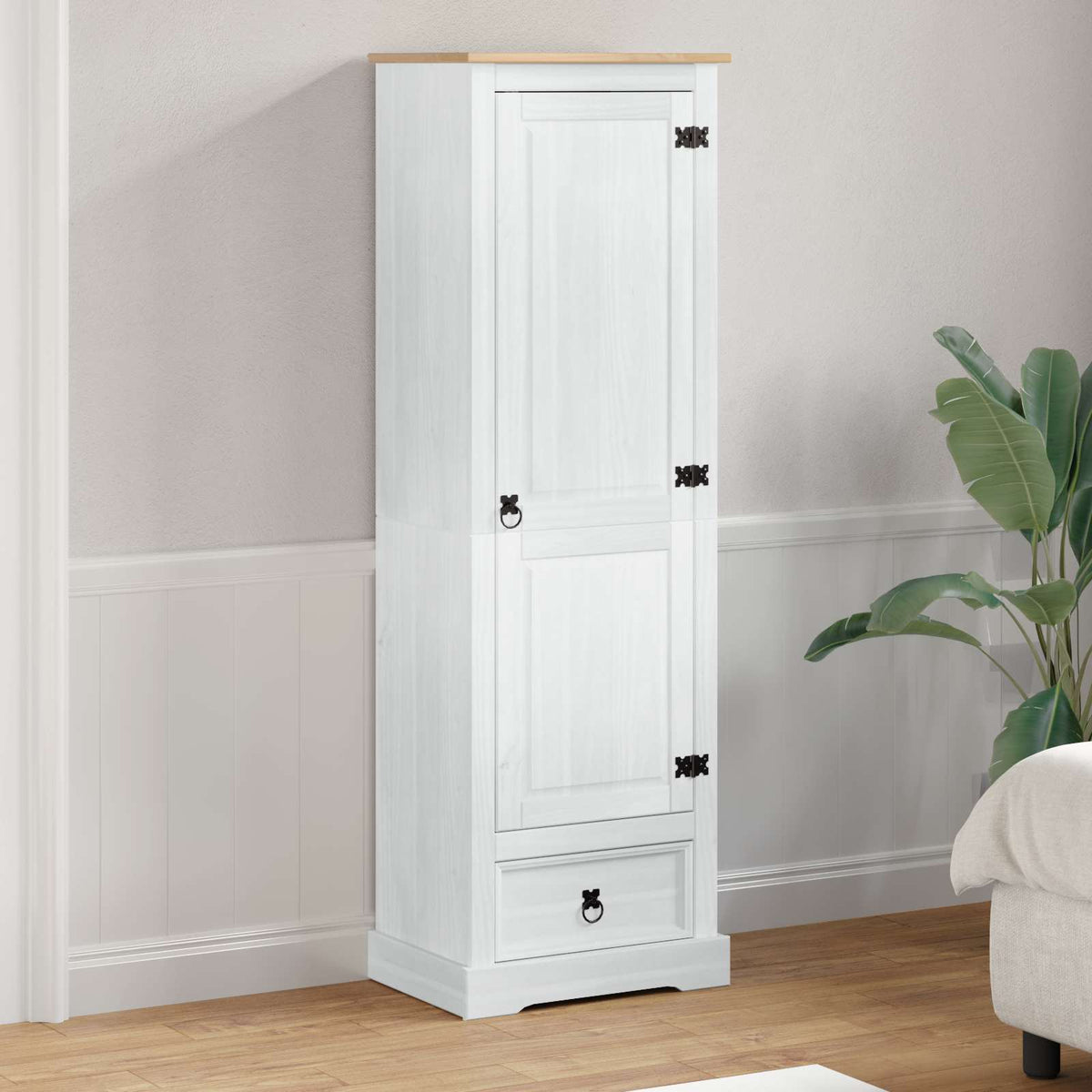 Vaatekaappi Corona 55X38X170 Cm Täysi Mänty