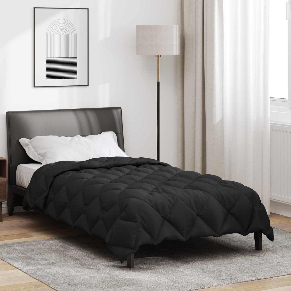 Talvityyny 155 X 220 Cm 450 Gsm Mikrokuitu (100% Polyesteri)