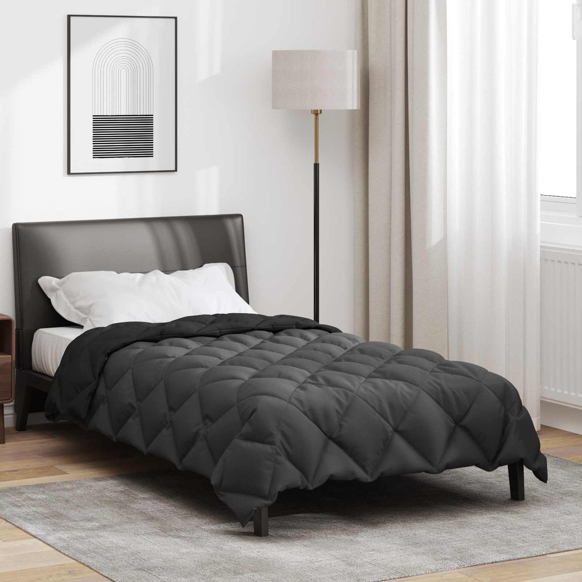 Talvityyny 155 X 220 Cm 450 Gsm Mikrokuitu (100% Polyesteri)