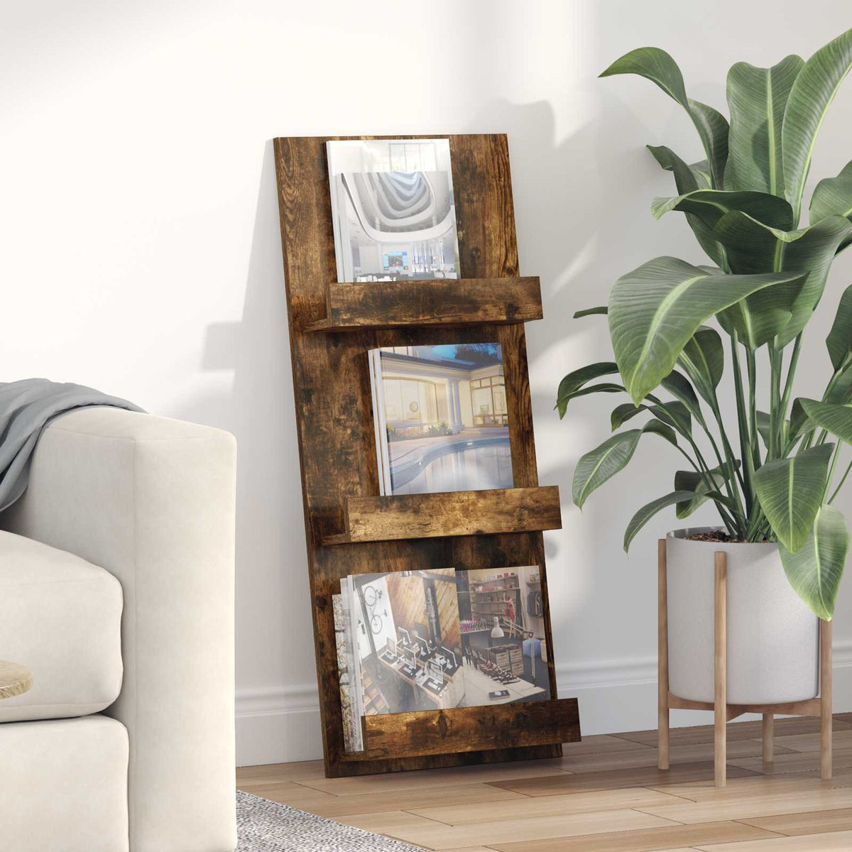 Lehtiteline Artisan Tammi 51 X 11 X 102 Cm Tekninen Puu