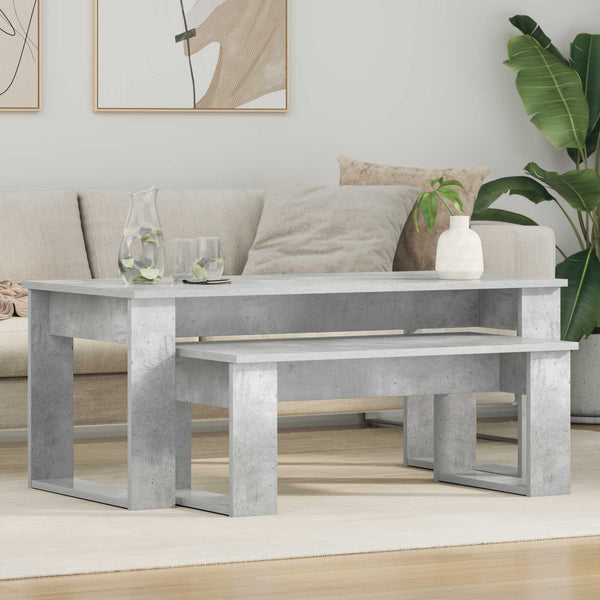 Kahvipöytäsetti 2 Kpl 100 X 50 X 42 Cm Tekninen Puu