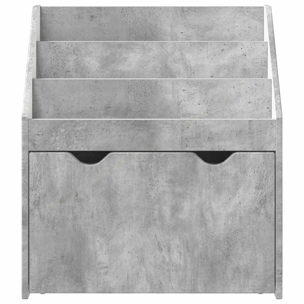 Lasten Kirjahylly Betoni Harmaa 60 X 29,5 X 69 Cm Tekninen Puu
