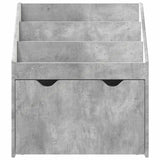 Lasten Kirjahylly Betoni Harmaa 60 X 29,5 X 69 Cm Tekninen Puu