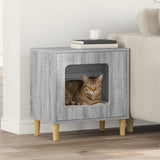 Kissatalo Kiiltävä Valkoinen 51 X 30 X 52 Cm Tekninen Puu