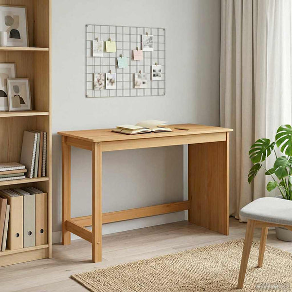 Pöytä 112 X 50 X 75 Cm Massiivinen Mänty