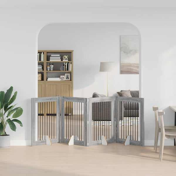 Käytännöllinen Koiraportti Jalustoilla 8 Kpl Artisaanitammi