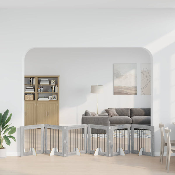 Käytännöllinen Koiraportti Jalustoilla 8 Kpl Artisaanitammi