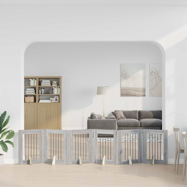 Käytännöllinen Koiraportti Jalustoilla 8 Kpl Artisaanitammi