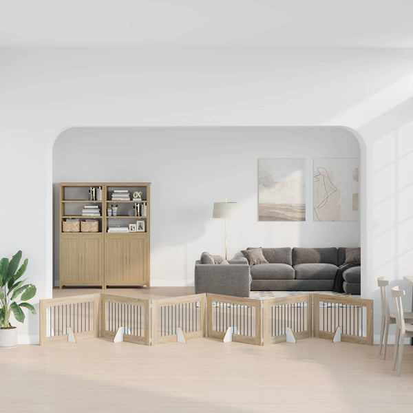 Käytännöllinen Koiraportti Jalustoilla 8 Kpl Artisaanitammi
