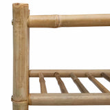 Kenkäteline Hyllyllä Luonnollinen 68 X 28 X 96 Cm Bambusta