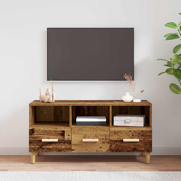 Tv-Taso 102X36X50 Cm Tekninen Puu
