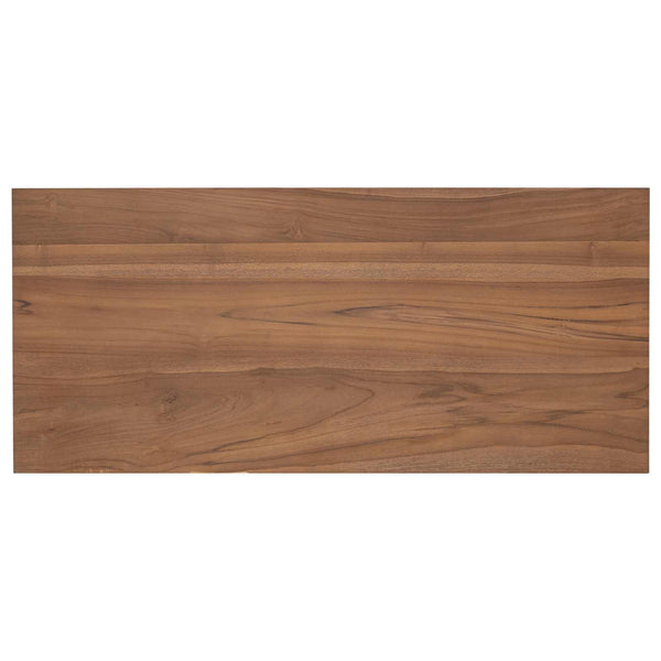 Pöytä Luonnollinen Tiikkipuu 100 X 45 X 75Cm