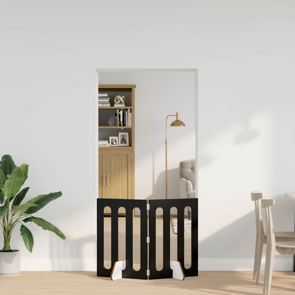 Taitettava Lemmikkitarha 2 Kpl Tammi 100,5 X 38 X