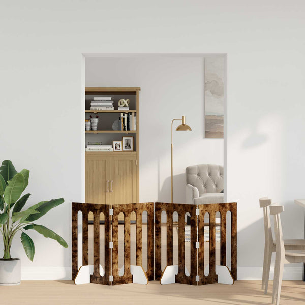 Taitettava Lemmikkitarha 2 Kpl Tammi 100,5 X 38 X