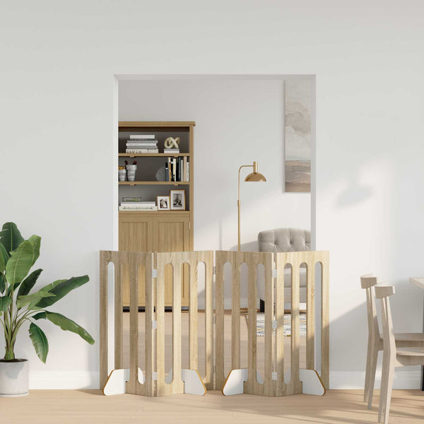 Taitettava Lemmikkitarha 2 Kpl Tammi 100,5 X 38 X
