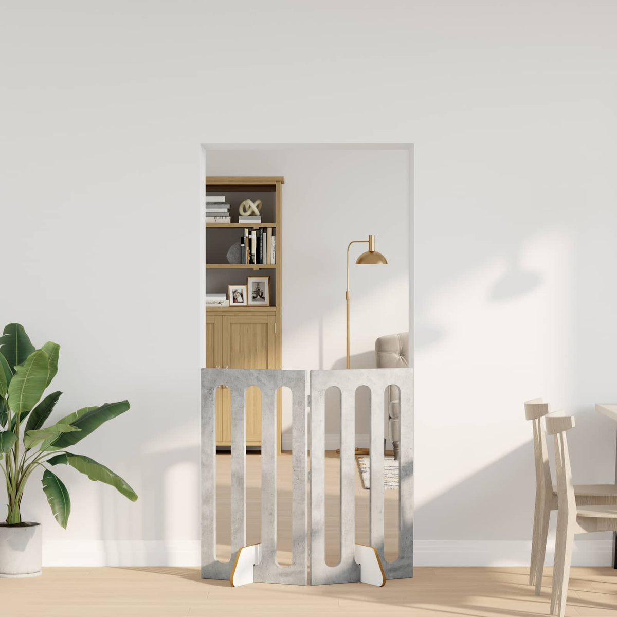Taitettava Lemmikkitarha 2 Kpl Tammi 100,5 X 38 X