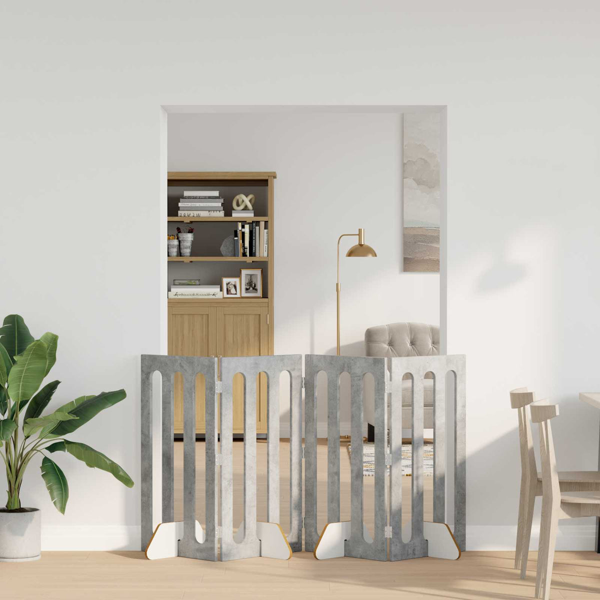 Taitettava Lemmikkitarha 2 Kpl Tammi 100,5 X 38 X