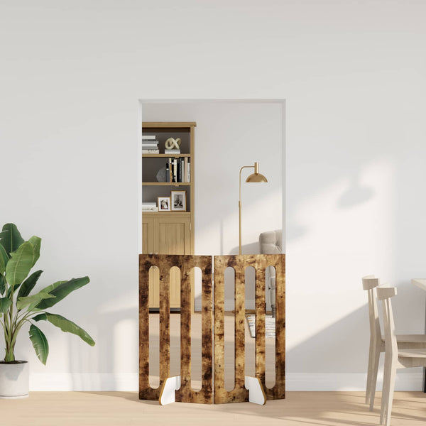 Taitettava Lemmikkitarha 2 Kpl Tammi 100,5 X 38 X