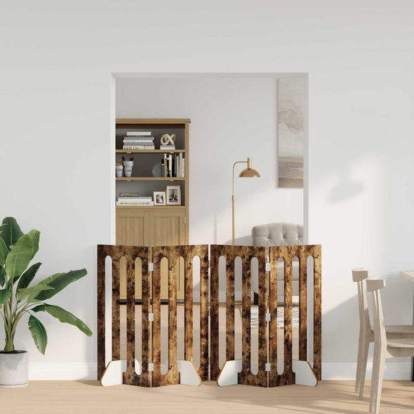 Taitettava Lemmikkitarha 2 Kpl Tammi 100,5 X 38 X