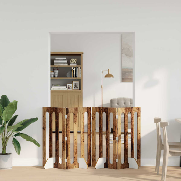 Taitettava Lemmikkitarha 2 Kpl Tammi 100,5 X 38 X