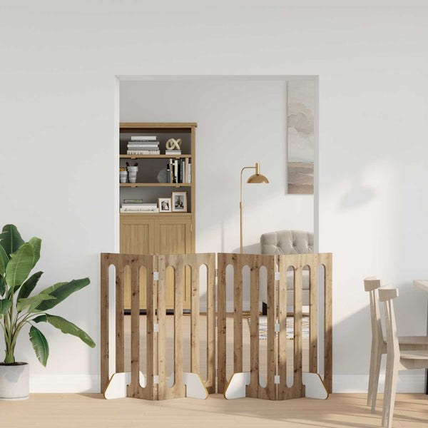 Taitettava Lemmikkitarha 2 Kpl Tammi 100,5 X 38 X
