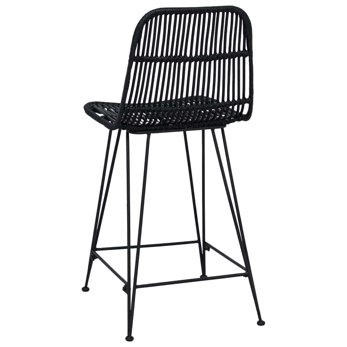 Baarijakkara 2 Kpl 44 X 54 X 96 Cm Rattan Ja Teräs