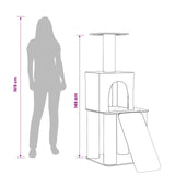 Kissanpuu Sisaliraapimispuilla 146 Cm