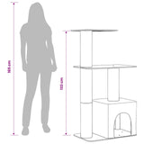 Kissanpuu Sisaliraapimispuilla 133 Cm