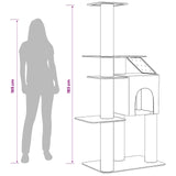 Kissanpuu Sisaliraapimispuilla 183 Cm