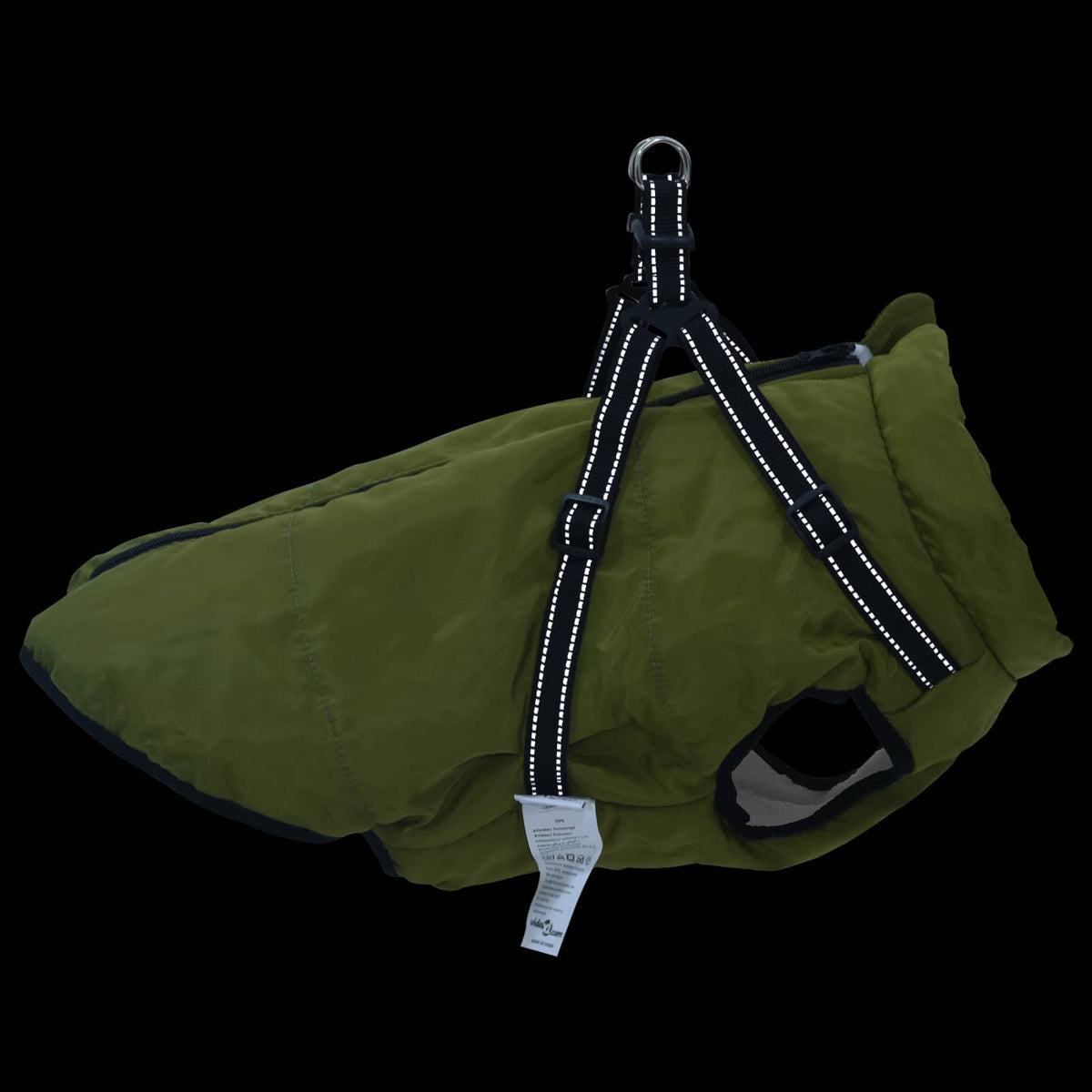 Koiran Takki Armivihreä Fleece Ja Polyesteri