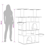 Kissanpuu Sisaliraapimispuilla 2 Kpl 147 Cm