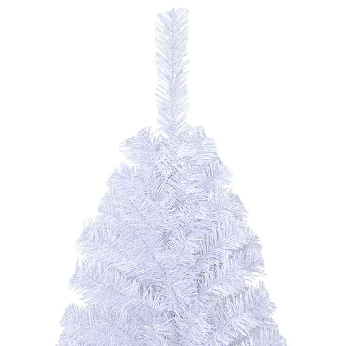 Tekojoulukuusi 300 Led-Valoilla Valkoinen Pvc Ja Teräs