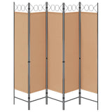 5-Paneelinen Huonejako 200 X 180 Cm Kangas