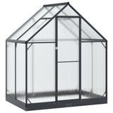 Puutarhan Viherhuone Ovella Antrasiitti 183,5 X 123 X 207 Cm