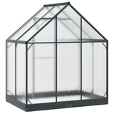 Puutarhan Viherhuone Ovella Antrasiitti 183,5 X 123 X 207 Cm