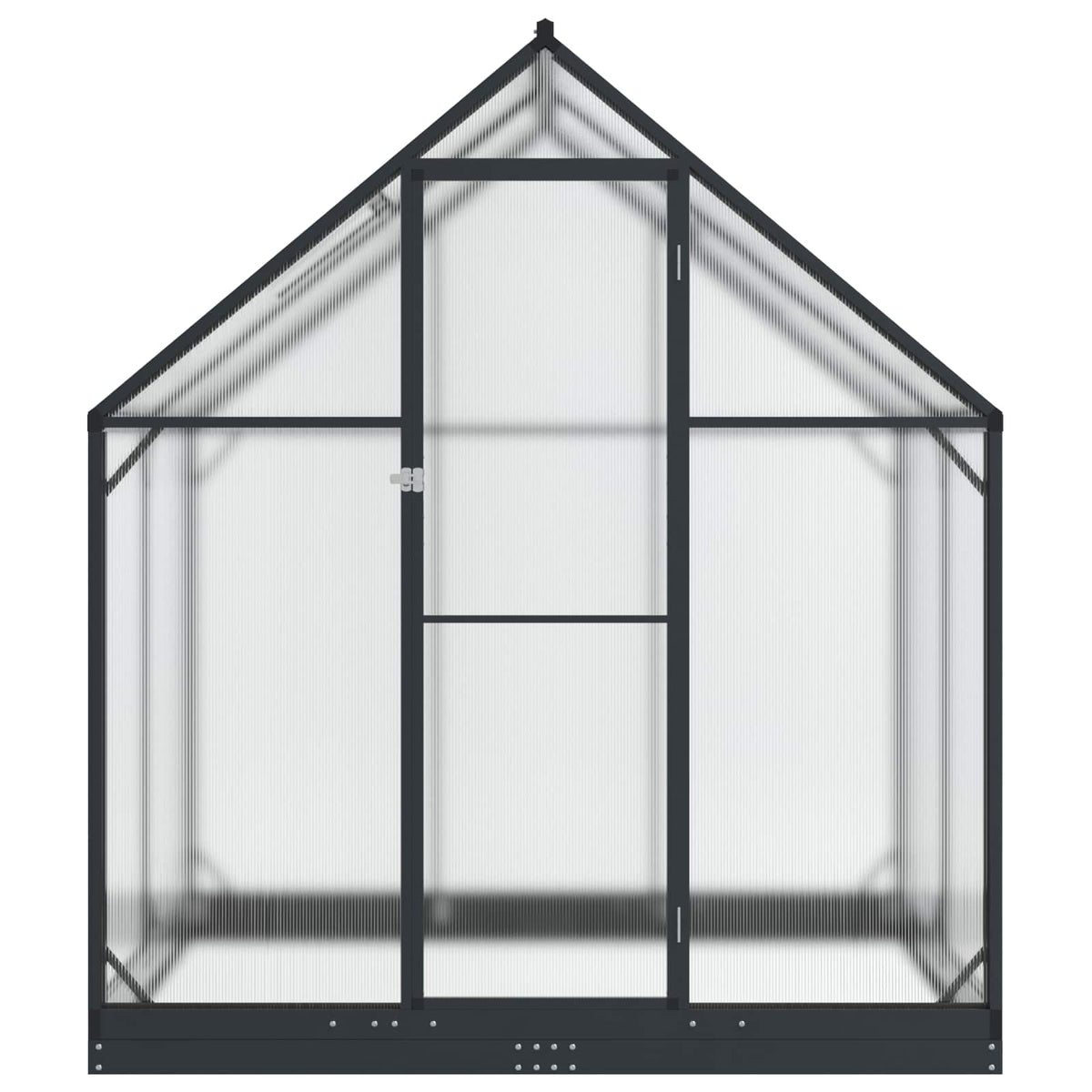 Puutarhan Viherhuone Ovella Antrasiitti 183,5 X 123 X 207 Cm