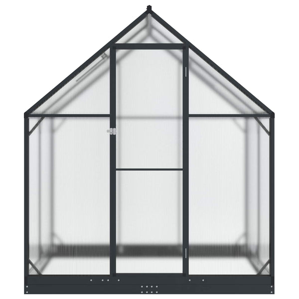 Puutarhan Viherhuone Ovella Antrasiitti 183,5 X 123 X 207 Cm