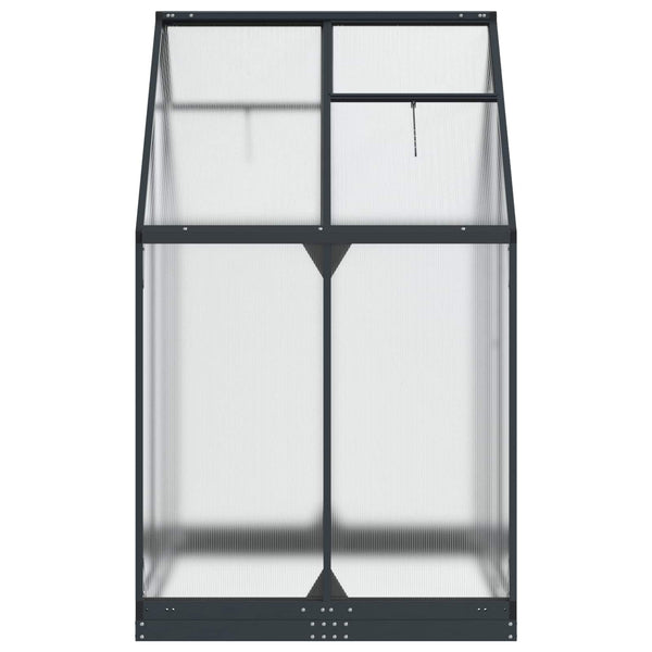 Puutarhan Viherhuone Ovella Antrasiitti 183,5 X 123 X 207 Cm